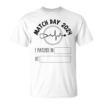 Match Day 2024 Future Doctor Physician Residency Fill In T-Shirt | Mazezy