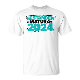 Maturafeier Maturareise Maturaparty Matura Bestanden 2024 T-Shirt - Geschenkecke