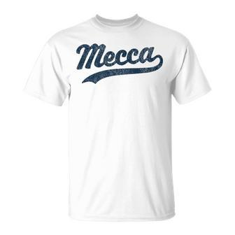 Mecca Saudi Arabia Vintage Sports Graphic T-Shirt - Monsterry DE