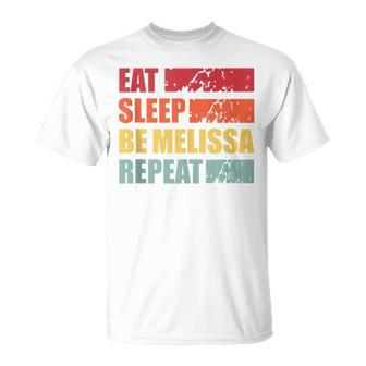 Melissa Personalized Name Melissa First Name T-Shirt - Seseable