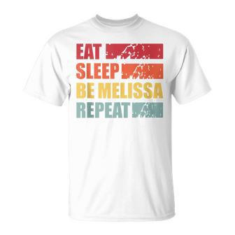 Melissa Personalized Name Melissa First Name T-Shirt | Seseable UK