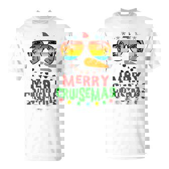 Merry Cruisemas 2023 Christmas Santa Snowman Cruise T-Shirt - Monsterry