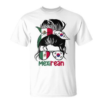 Mexirean Roots Half South Korean Half Mexican T-Shirt - Seseable
