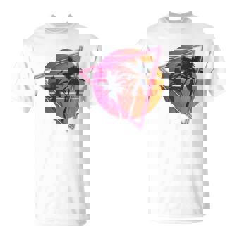 Miami Palm Beach Sunset Estilo Retro Vintage De Los 80 Y 90 Sin Mangas Camiseta unisex - Regaloses