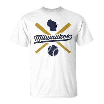 Milwaukee Baseball Vintage Wisconsin Pride Love City T-Shirt - Monsterry AU