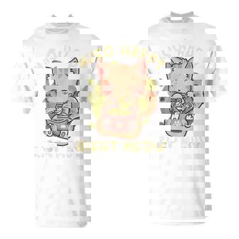 Miso Soup Cat Kawaii Anime Cat Japanese Maki Miso Happy T-Shirt - Thegiftio
