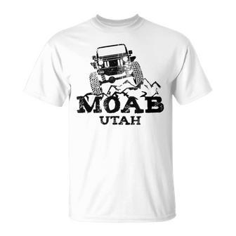 Moab Utah Off Roading 4X4 Souvenir T-Shirt - Monsterry