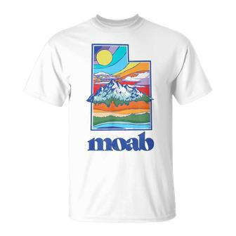 Moab Utah Vintage Nature Outdoor Graphic T-Shirt - Monsterry UK