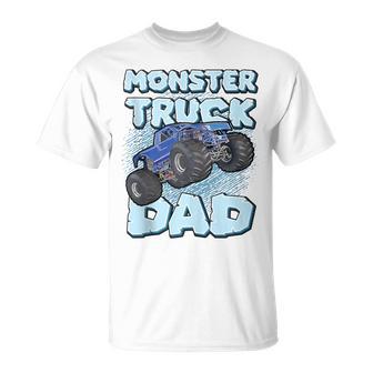 Monster Truck Papa Füräter Cooler Papa Lustiger Monstertruck T-Shirt - Geschenkecke