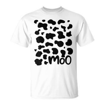 Moo Cow Pattern I Love Cows T-Shirt - Monsterry AU