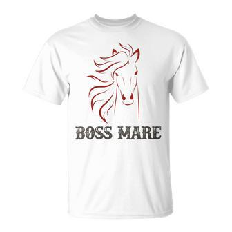 Horse Boss Mare Chesnut T-Shirt - Monsterry