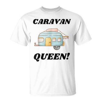 Motorhome Caravan Queen T-Shirt - Thegiftio UK