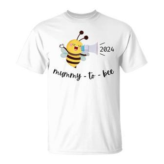 Mummy To Bee 2024 I'm Going To Be A Mum Pregnancy Announce T-Shirt - Thegiftio UK