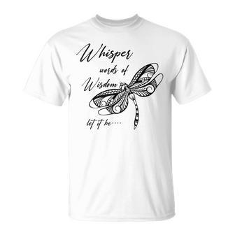 Music Lover Motivational Quote Whisper Word Of The Wisdom T-Shirt - Monsterry AU