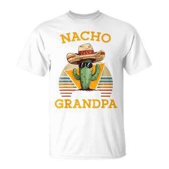 Nacho Average Grandpa Mexican Papa Retro Cinco De Mayo T-Shirt - Monsterry UK