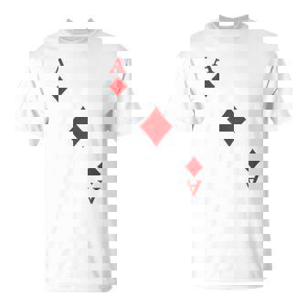 Naipes As De Diamantes Carnaval Disfraz Póker Camiseta unisex - Regaloses