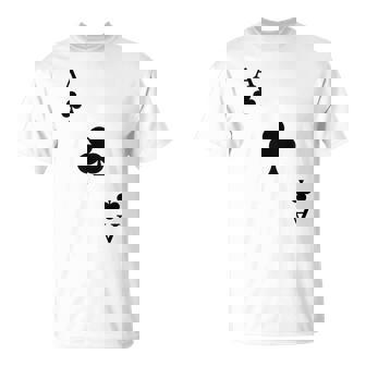Naipes As De Tréboles Carnaval Disfraz Póker Camiseta unisex - Regaloses
