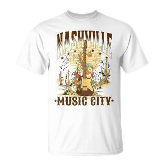 Nashville Country Music City Girls Trip Retro Nash Bash Bach T-Shirt - Thegiftio UK