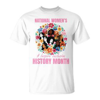 National Women's Day 2024 Inspire Inclusion History Month T-Shirt | Mazezy