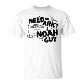 Need An Ark I Noah Guy Noah's Story Pun Humor Fishingman T-Shirt - Thegiftio UK