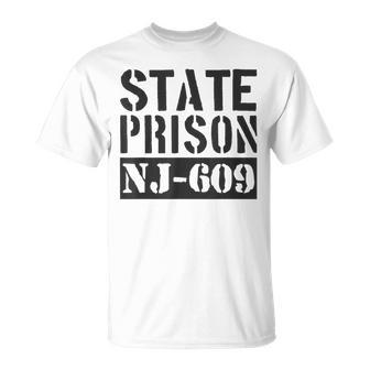 New Jersey State Prisoner Inmate Penitentiary T-Shirt - Monsterry DE