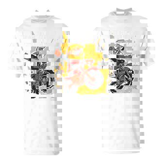 Niños Niños 4 Cumpleaños Motocross Moto Ya Tengo 4 Años Camiseta unisex - Regaloses