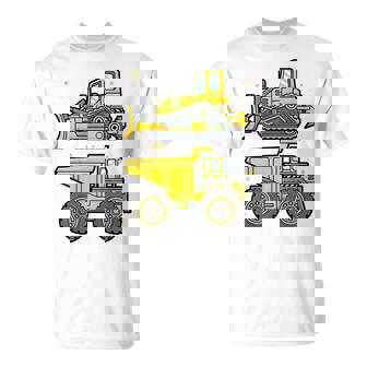 Niños Caterpillar Hormigonera Obra De Construcción Trabajador Exca Camiseta unisex - Regaloses