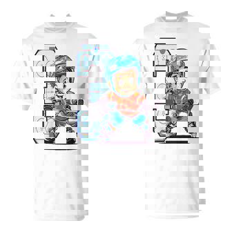 Niños Cumpleaños De Hockey Sobre Hielo Niño De 3 Años Tercer Cumpleaños Camiseta unisex - Regaloses