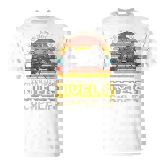 Niños Regalo De Cumpleaños 8 Años Gamer Nivel 8 Completo Camiseta unisex - Regaloses