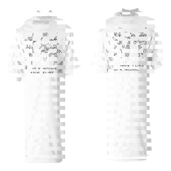 No Rain No Flowers Yellow Cute Flowers T-Shirt - Monsterry