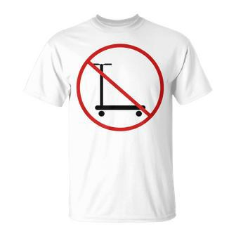 No Scooter T-Shirt - Monsterry
