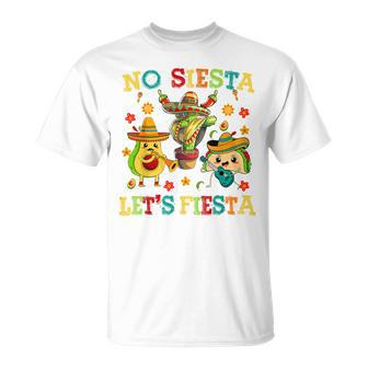 No Siesta Lets Fiesta- Cinco De Mayo Boy Toddler T-Shirt - Thegiftio UK