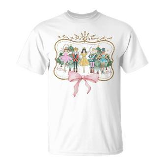 Nutcracker Ballet Sugar Plum Fairy Retro Christmas T-Shirt - Monsterry DE