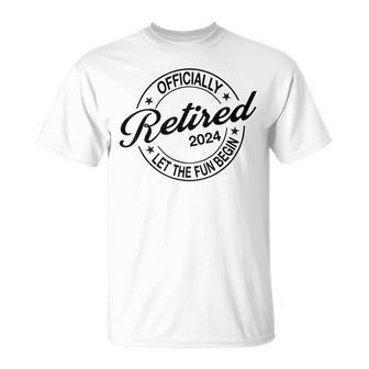 Officially Retired 2024 Retirement Party T-Shirt | Mazezy