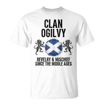 Ogilvy Clan Scottish Family Name Scotland Heraldry T-Shirt - Seseable