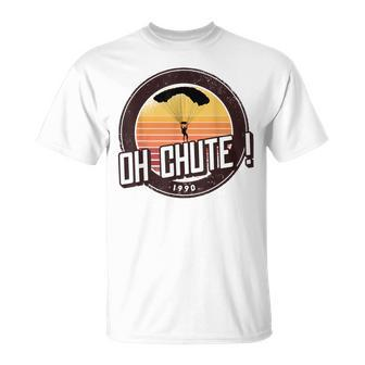 Oh Chute Vintage Parachute T-Shirt - Monsterry