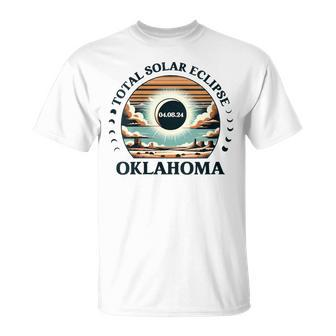 Oklahoma Eclipse 40824 America Total Solar Eclipse 2024 T-Shirt - Monsterry