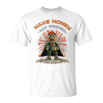 Olive Green And Orange Graphic T-Shirt - Monsterry DE