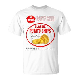 Original Flavor Classic Bag Of Potato Chips Costume T-Shirt - Monsterry