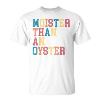Oyster Retro Vintage I'd Shuck That Oyster Seafood T-Shirt - Monsterry