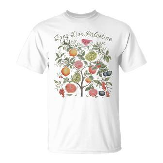 Palestine Long Live Fruits Of Palestine Olive Tree Vintage T-Shirt - Monsterry CA