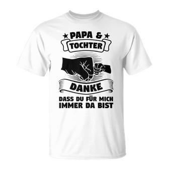 Papa & Tochter Danke Papa & Tochter Familie T-Shirt - Geschenkecke