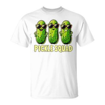 Pickle Squad Dill Pickle Costume Vegan Pickle Crew T-Shirt - Monsterry UK