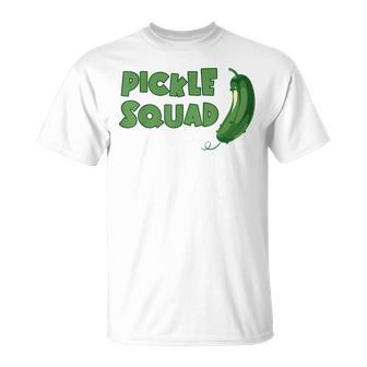 Pickle Squad Dill Cucumber Pickle Squad T-Shirt - Monsterry UK