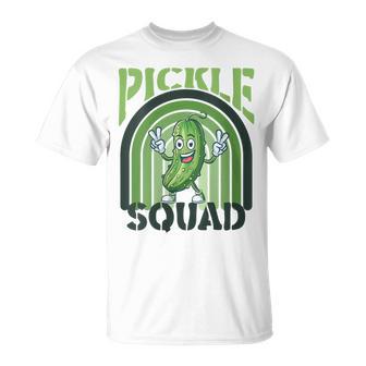 Pickle Squad Foodie For Pickle Fanatics T-Shirt - Monsterry DE