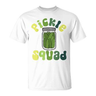 Pickle Squad Pickle Lover Humor Colorful T-Shirt - Monsterry UK