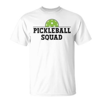 Pickleball Squad Pickle Ball Lovers Team Pickleball T-Shirt - Monsterry AU