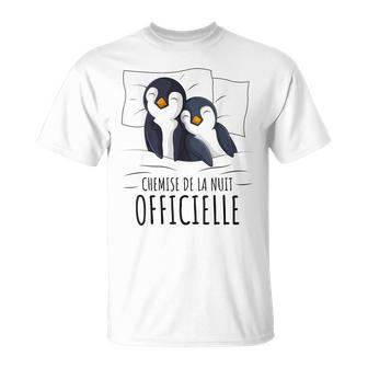 Pingouin Chemise De La Nuit Officielle Pinguin Pyjama T-Shirt - Cadeauxyz