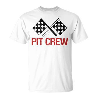 Pit Crew For Racing Car Parties T-Shirt - Thegiftio UK