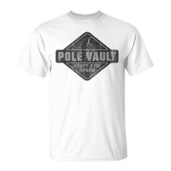 Pole Vault Distressed Vintage Look Pole Vaulting T-Shirt - Monsterry DE